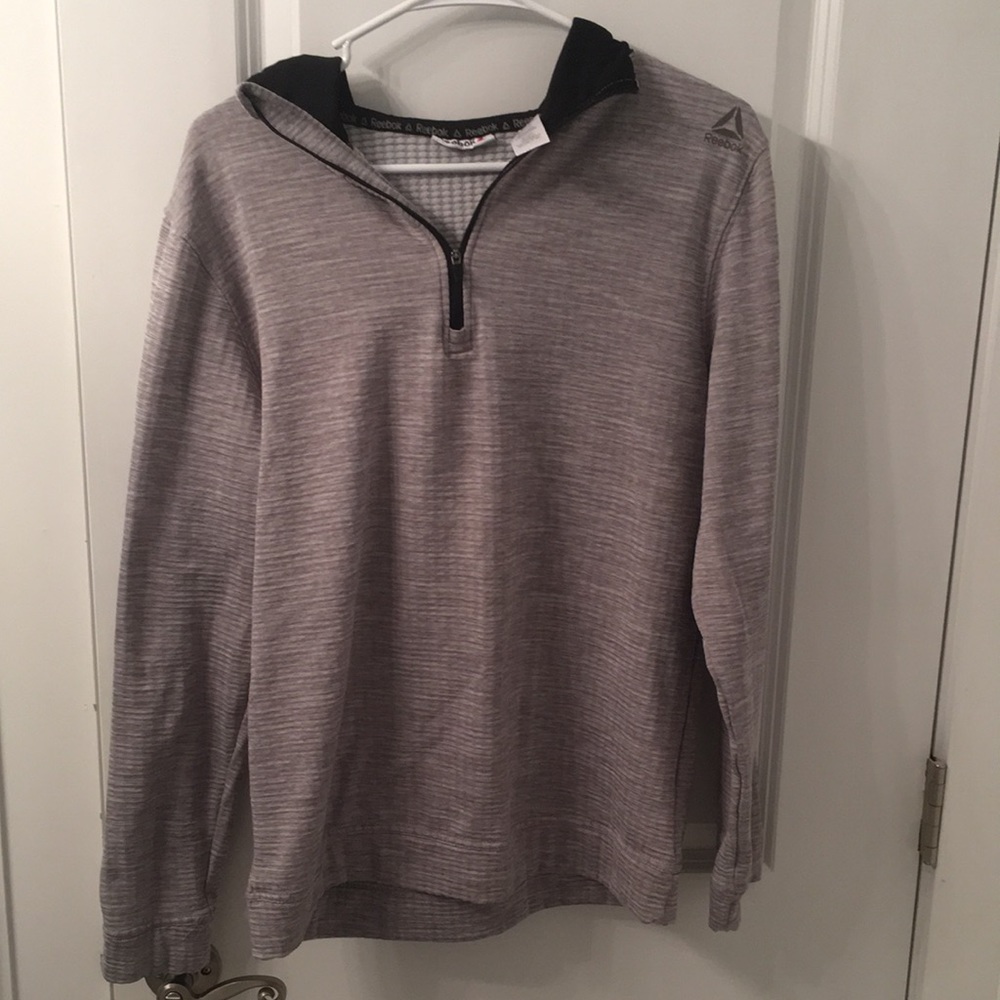 Reebok 1/4 zip waffle hoodie
